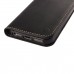 iPhone SE 5 5s - First Grade Genuine Leather Flip Wallet Protecive Phone Cover Case - Brown